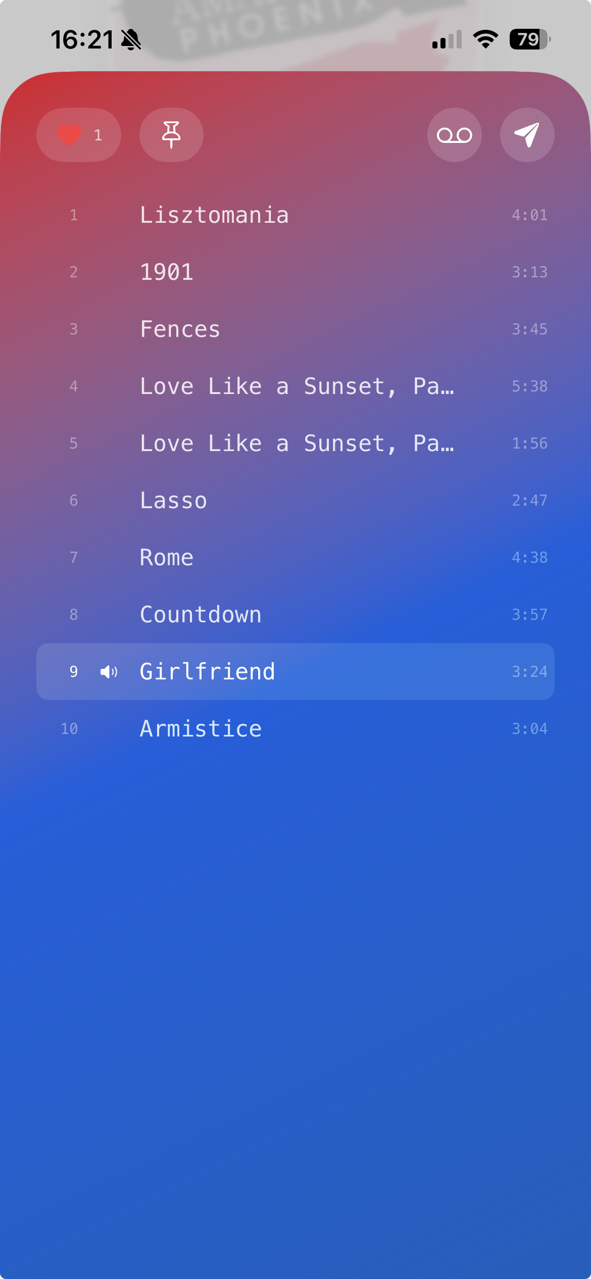 Track list